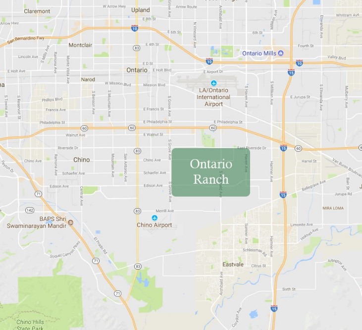 Ontario Ranch Map