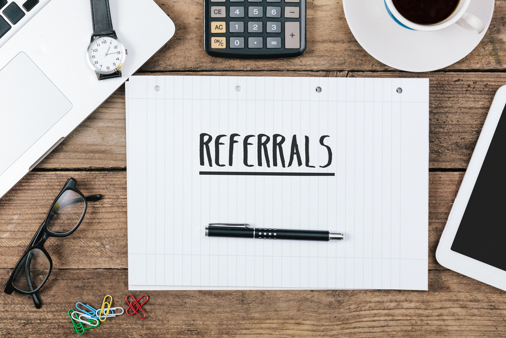 Ask for referrals for a commercial broker